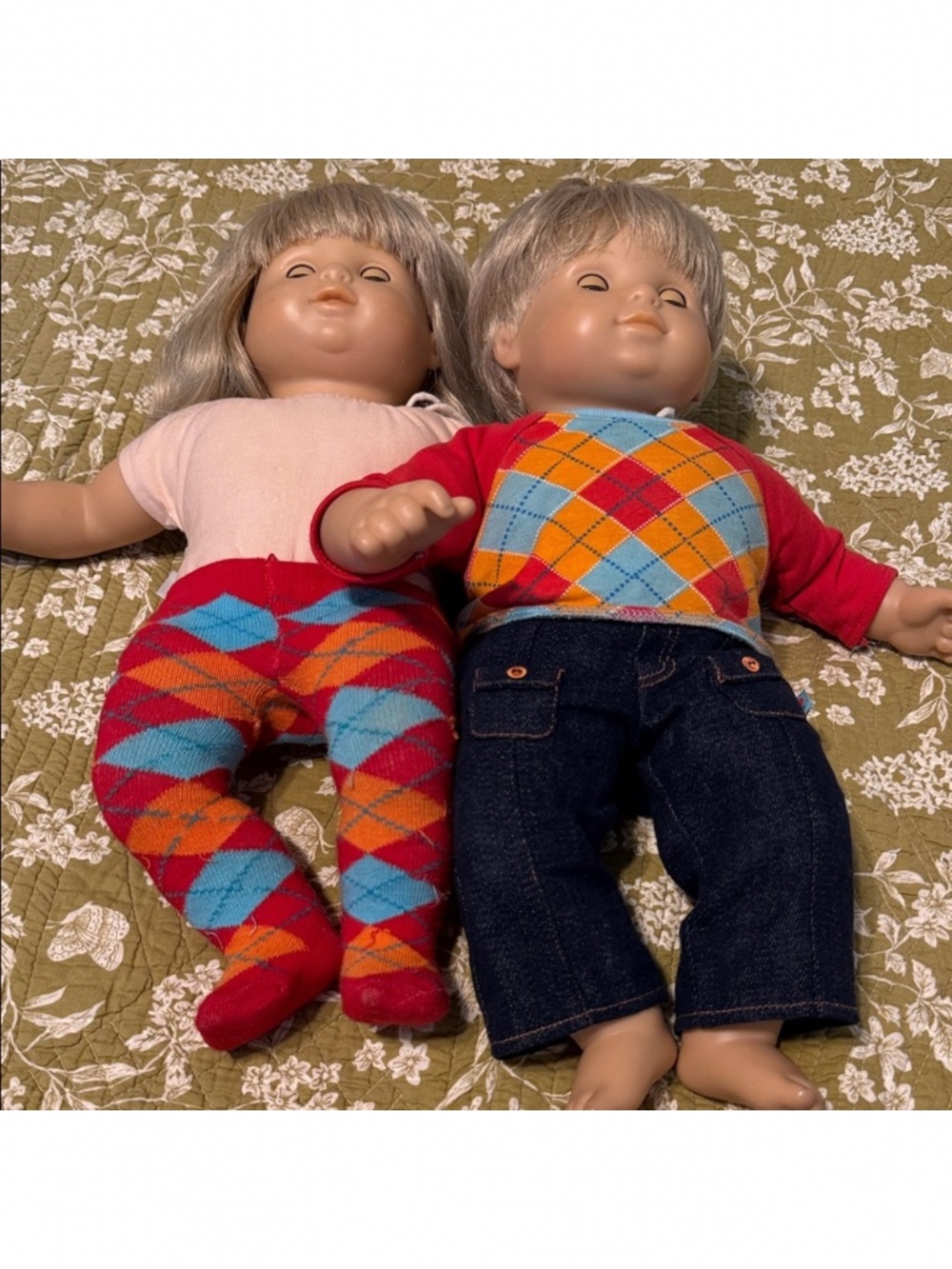 American girl bitty baby twin dolls rare vintage